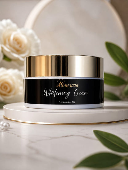 Minervaa Whitening Cream — Brightening & Even Skin Tone | Luxury Skin Lightening Formula | 20g